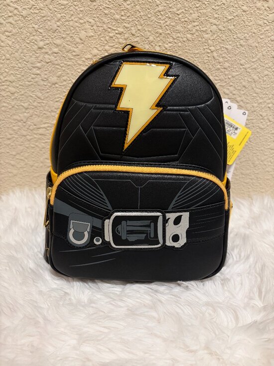 Loungefly Handbags - Loungefly Black Adam Light Up Backpack DC Comics Mini NWT